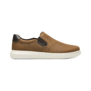 Slip On Casual Flexi para Hombre con Suela Extra Ligera Estilo 415305 Café