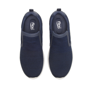 Sneaker Flexi para Hombre con Plantilla Anatómica Removible Estilo 415502 Azul