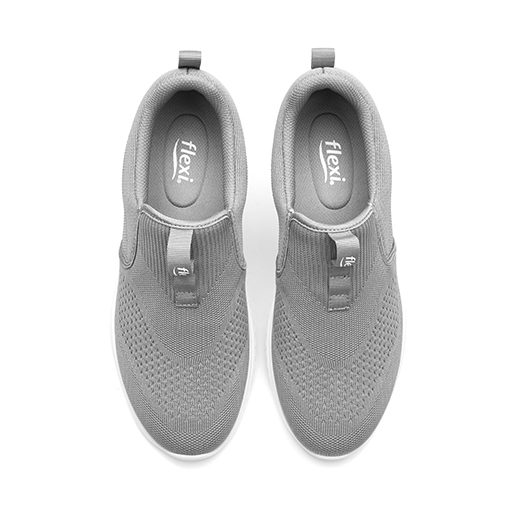 Sneaker Tejido Slip On Flexi para Hombre Estilo 415507 Gris
