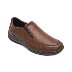 Slip On De Servicio Flexi para Hombre con Ligereza Estilo 415902 Tan