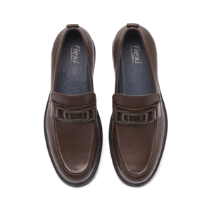 Mocasín Herraje Flexi para Hombre con Ligereza Estilo 417006 Nogal