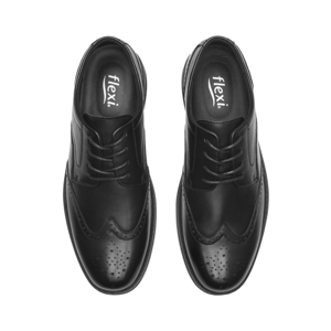 Derby Flexi para Hombre con Shock Point Estilo 417702 Negro