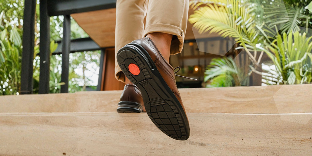 Derby Flexi para Hombre con Shock Point Estilo 417702 Tan