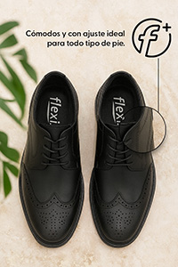 Derby Flexi para Hombre con Shock Point Estilo 417702 Tan
