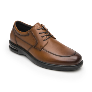 Derby Válvula De Aire Flexi para Hombre con Shock Point Estilo 417706 Tan
