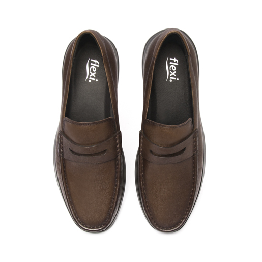 Mocasín Casual Flexi para Hombre con Ligereza Estilo 418201 Café