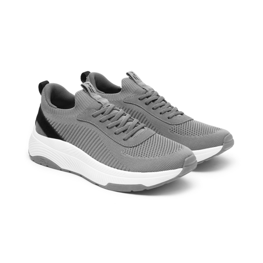 Sneaker Slip On Flexi para Hombre con Plantilla Removible Estilo 418901 Gris