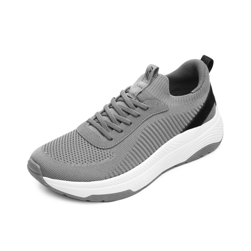 Sneaker Slip On Flexi para Hombre con Plantilla Removible Estilo 418901 Gris