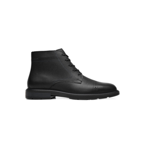 Botín Casual De Piel Flexi para Hombre Estilo 419409 Negro