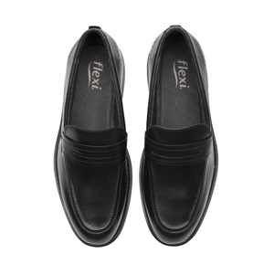 Mocasín Semivestir Flexi para Hombre Estilo 419502 Negro