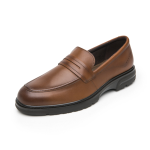 Mocasín Semivestir Flexi para Hombre Estilo 419502 Tan