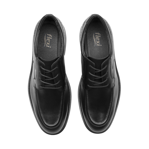 Derby Casual Flexi para Hombre Estilo 419503 Negro