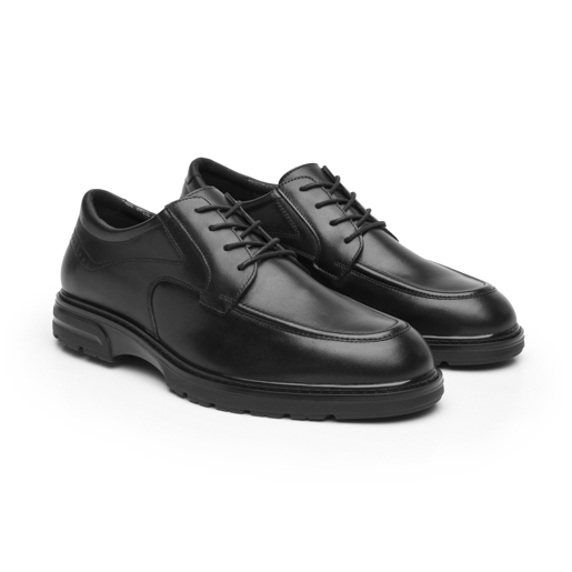Derby Casual Flexi para Hombre Estilo 419503 Negro