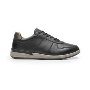 Sneaker Casual Flexi para Hombre con 100% Piel Estilo 419801 Black