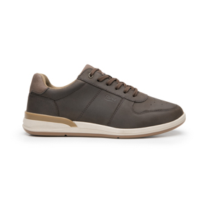 Sneaker Casual Flexi para Hombre con 100% Piel Estilo 419801 Chocolate