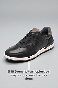 Sneaker Casual Flexi para Hombre Estilo 419801 Negro