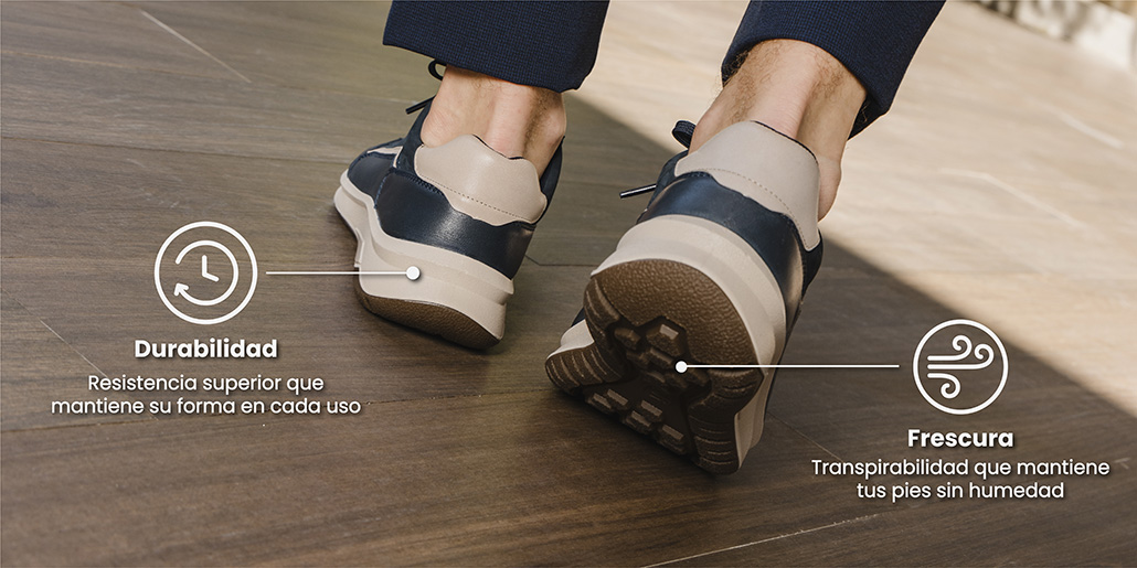 Sneaker Casual Flexi para Hombre Estilo 419903 Taupe