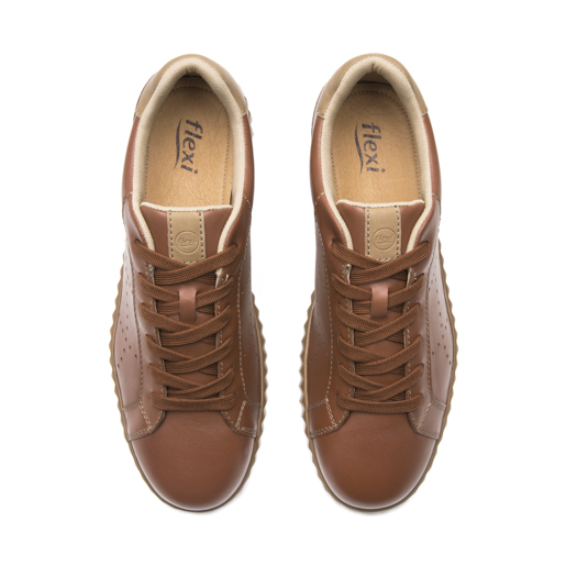 Sneaker Casual Flexi para Hombre Estilo 420401 Tan