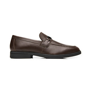 Mocasín Semivestir Flexi para Hombre Estilo 421402 Dk Tan