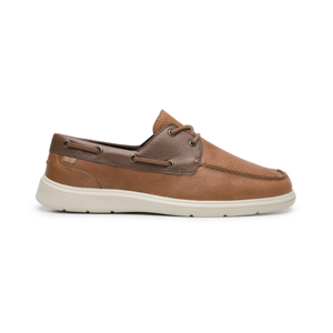 Mocasín Casual Náutico Flexi para Hombre con 100% Piel Estilo 423803 Tan