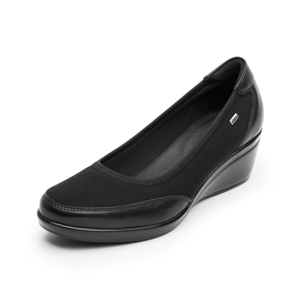 Zapatilla De Plataforma Flexi para Mujer con Stretch Style Estilo 45215 Negro