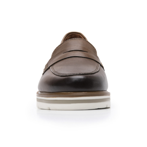 Loafer Casual Flexi para Mujer con Piel Extra Suave Estilo 45717 Nuez