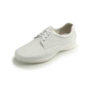 Flat De Servicio/Clínico Flexi Con Plantilla Removible Para Mujer - Estilo 48304 Blanco