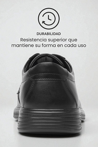 Zapato Casual Para Oficina Flexi Con Sistema Walking Soft Para Hombre - Estilo 59301 Negro
