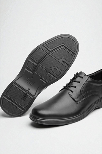 Zapato Casual Para Oficina Flexi Con Sistema Walking Soft Para Hombre - Estilo 59301 Negro