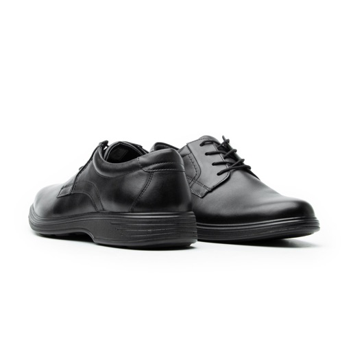 Zapato Casual Para Oficina Flexi Con Sistema Walking Soft Para Hombre - Estilo 59301 Negro