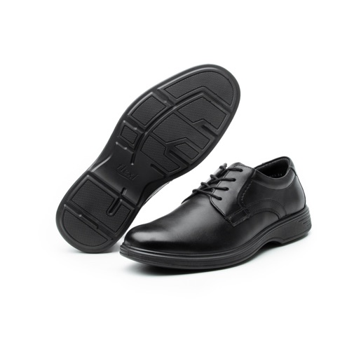 Zapato Casual Para Oficina Flexi Con Sistema Walking Soft Para Hombre - Estilo 59301 Negro