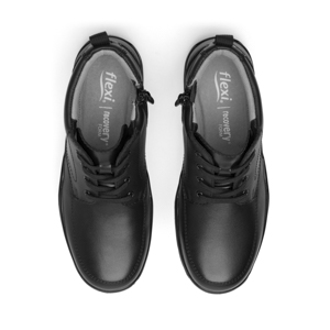 Botín Escolar Flexi para Niño con Recovery Form Estilo 59920 Negro
