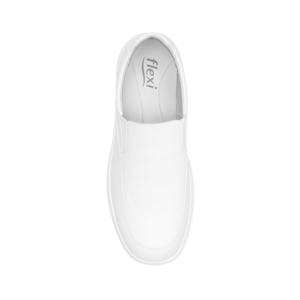 Slip On Liso Flexi para Hombre Estilo 63209 Blanco