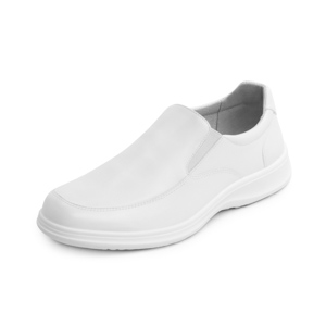 Slip On Liso Flexi para Hombre Estilo 63209 Blanco