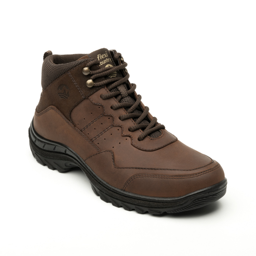 Botín Outdoor Puntera Flexi Country para Hombre Estilo 66517 Marrón