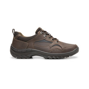 Sneaker Outdoor Flexi Country para Hombre con 100% Piel Estilo 66525 Chocolate