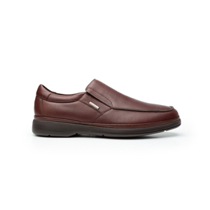 Mocasín Para Oficina Quirelli Con Corte Acojinado Para Hombre - Estilo 700903 Café