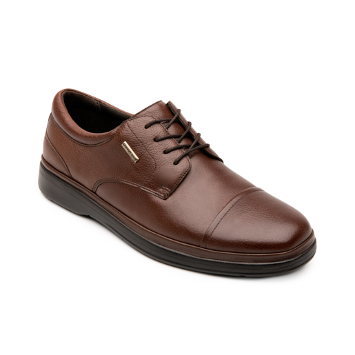 Derby Con Herraje Quirelli Quirelli para Hombre con Corte Acojinado Estilo 700905 Café