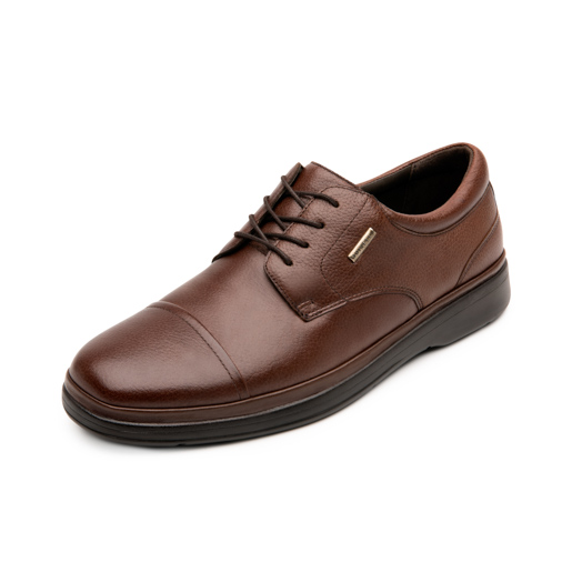 Derby Con Herraje Quirelli Quirelli para Hombre con Corte Acojinado Estilo 700905 Café