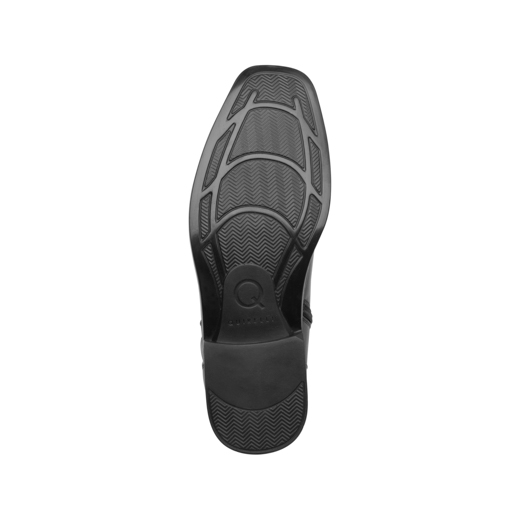 Botín Semivestir Quirelli para Hombre con corte acojinado Estilo 701306 Negro