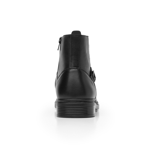 Botín Semivestir Quirelli para Hombre con corte acojinado Estilo 701306 Negro