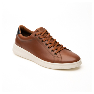 Sneaker Urbano Clásico Quirelli para Hombre con Plantilla Hexafoam Estilo 702901 Tan