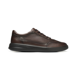Sneaker Casual De Piel Quirelli para Hombre Estilo 702913 Cocoa