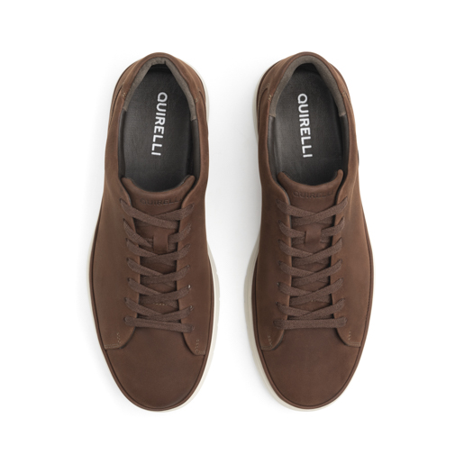 Sneaker Casual Quirelli para Hombre con California Auténtico Estilo 706401 Café