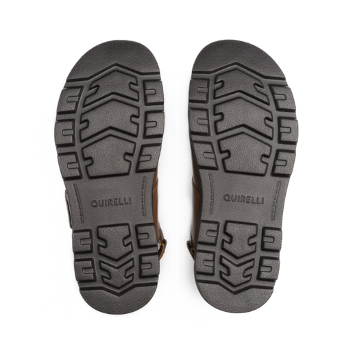 Sandalia Casual Quirelli para Hombre con Anatomic Pad Estilo 706802 Tan