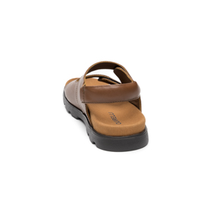 Sandalia Casual Quirelli para Hombre con Anatomic Pad Estilo 706802 Tan