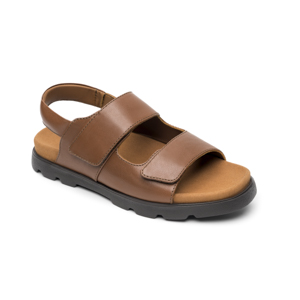 Sandalia Casual Quirelli para Hombre con Anatomic Pad Estilo 706802 Tan