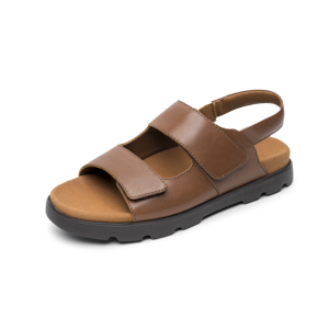 Sandalia Casual Quirelli para Hombre con Anatomic Pad Estilo 706802 Tan