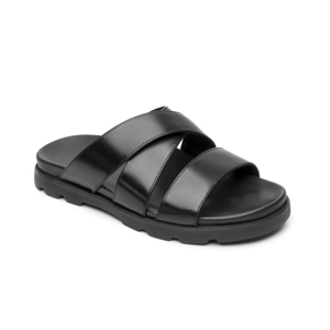 Sandalia Semivestir Quirelli para Hombre con Anatomic Pad Estilo 706804 Negro
