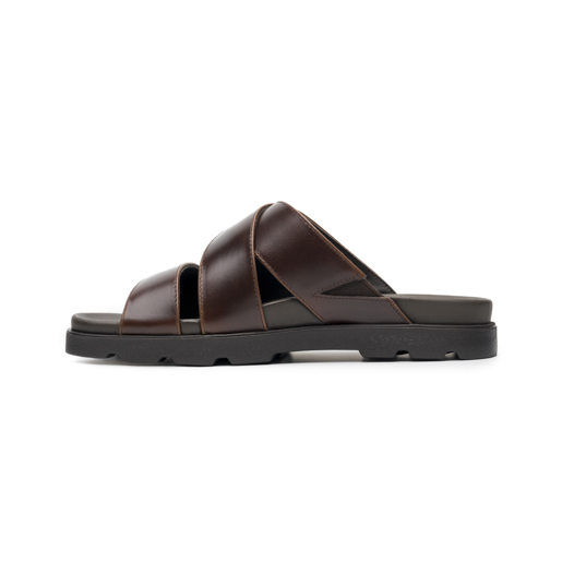 Sandalia Semivestir Quirelli para Hombre con Anatomic Pad Estilo 706804 Tan
